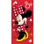 Disney Minnie Pretty in Red fürdőlepedő, strand törölköző 70x140cm