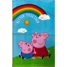   Peppa malac Together kéztörlő, arctörlő, törölköző 30x50 cm