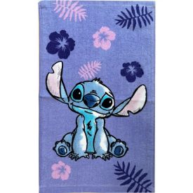   Disney Lilo és Stitch, a csillagkutya Purple kéztörlő, arctörlő, törölköző 30x50cm