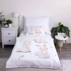 Nyuszi Rest gyerek, ovis ágyneműhuzat 100x135 cm, 40x60 cm