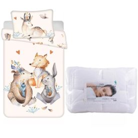 Erdei állatos szett ovis 100x135cm, 40x60 cm 