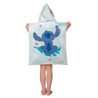 Disney Lilo és Stitch, A csillagkutya Blue strand törölköző poncsó 50x115 cm