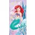 Disney Hercegnők Ariel Pink fürdőlepedő, strand törölköző 70x140cm