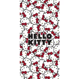   Hello Kitty Red Bows fürdőlepedő, strand törölköző 70x140cm