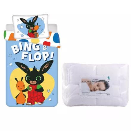 Bing Flop ágynemű szett ovis 100x135cm, 40x60 cm 