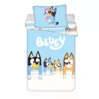 Bluey Family gyerek, ovis ágyneműhuzat 100×135cm, 40×60 cm