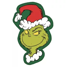 A Grincs Green Smile formapárna, díszpárna 36x23 cm