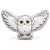 Harry Potter Hedwig Flying formapárna, díszpárna 43x30 cm