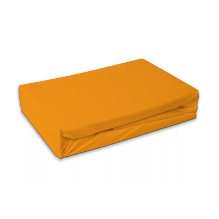 Narancssárga Orange frottír gumis lepedő 60x120 cm