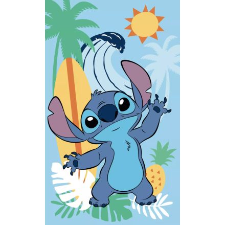 Disney Lilo és Stitch, a csillagkutya Ananas kéztörlő, arctörlő, törölköző 30x50cm