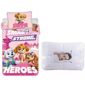   Mancs Őrjárat Smart Strong ágynemű szett ovis 100x135cm, 40x60 cm