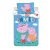 Peppa malac Big Pig Family gyerek, ovis ágyneműhuzat 100×135cm, 40×60 cm