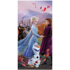   Disney Jégvarázs Wind fürdőlepedő, strand törölköző 70x140cm
