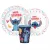 Disney Lilo és Stitch, A csillagkutya Just étkészlet, micro műanyag szett, pohárral 260 ml