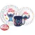 Disney Lilo és Stitch Palms étkészlet, micro műanyag szett bögrével 265 ml