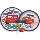 Disney Verdák Stickers Go csúszásmentes étkészlet, micro műanyag szett