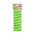 Zöld Green Polka Dots papír szívószál 24 db-os