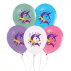 Unikornis Spell léggömb, lufi 5 db-os 12 inch (30cm)