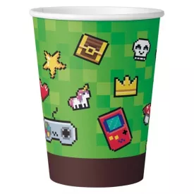 Játék Game On Green papír pohár 6 db-os 200 ml