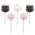 Cicás Eyelash tortagyertya, gyertya szett 5 db-os