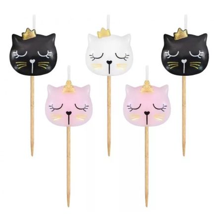 Cicás Eyelash tortagyertya, gyertya szett 5 db-os