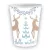 Karácsonyi Hello Winter White papír pohár 6 db-os 250 ml