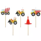 Építkezés Building Blocks tortagyertya, gyertya szett 5 db-os