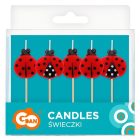 Katicabogár Fly tortagyertya, gyertya szett 5 db-os