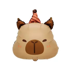 Kapibara Head fólia lufi 48 cm
