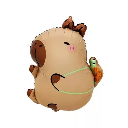 Kapibara Turtle fólia lufi 44 cm