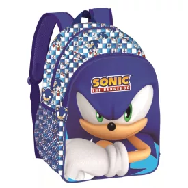 Sonic a sündisznó Modern iskolatáska, táska 40 cm