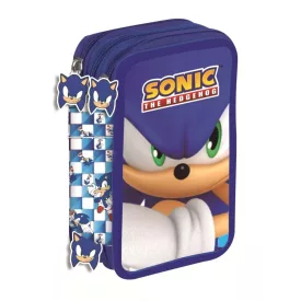   Sonic a sündisznó Modern tolltartó töltött 3 emeletes Giotto