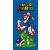 Super Mario Piranha Plants fürdőlepedő, strand törölköző 70x140 cm (Fast Dry)