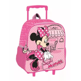   Disney Minnie Paris gurulós ovis 3D hátizsák, táska 32 cm