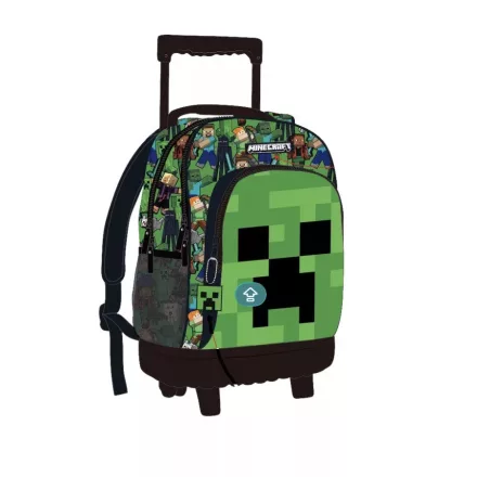 Minecraft Face prémium gurulós iskolatáska, táska 44 cm