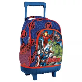   Bosszúállók Marvel prémium gurulós iskolatáska, táska 44 cm