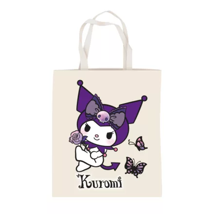 Hello Kitty Kuromi Butterfly vászontáska, bevásárlótáska 44 cm