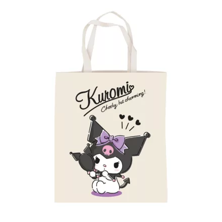Hello Kitty Kuromi Charming vászontáska, bevásárlótáska 44 cm