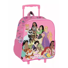   Disney Hercegnők Blossom gurulós ovis 3D hátizsák, táska 32 cm
