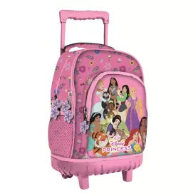   Disney Hercegnők Blossom prémium gurulós iskolatáska, táska 44 cm