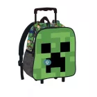 Minecraft Face gurulós ovis 3D hátizsák, táska 32 cm