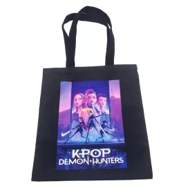   K-pop Démonvadászok Neon Warriors shopping bag, bevásárlótáska 41 cm