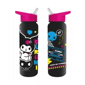   Hello Kitty Kuromi Punk műanyag szívószálas kulacs 700 ml