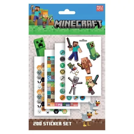 Minecraft Fight matrica szett 60 db-os