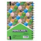 Minecraft Blocks A/5 vonalas spirál füzet