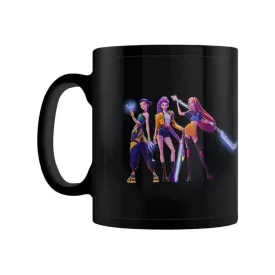  K-pop Démonvadászok Black porcelán bögre 315 ml (11 oz) Díszdobozban
