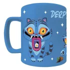 K-pop Démonvadászok Derpy porcelán bögre levehető plüss borítással 440 ml (15,5 oz) Díszdobozban