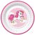 Unikornis Pink Heart papírtányér 8 db-os 18 cm