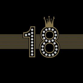   Happy Birthday 18 Hollywood Style szalvéta 20 db-os 33x33 cm