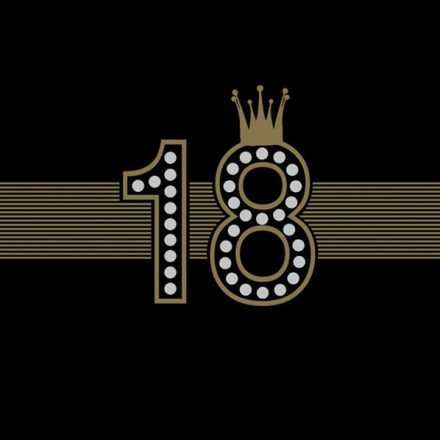 Happy Birthday 18 Hollywood Style szalvéta 20 db-os 33x33 cm